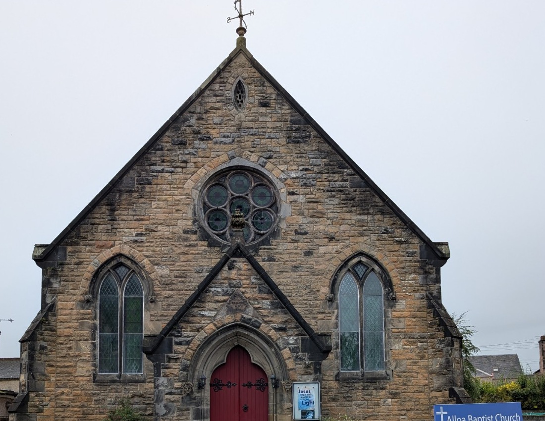 The front of Alloa Baptist Church on Ludgate